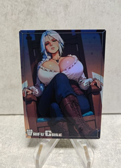 Ciri Trading Card Waifu Goddess Story Anime Girl holo Karte Manga Full Art - Image 1