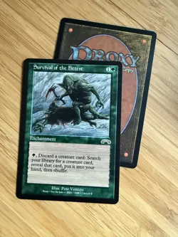 Survival of the Fittest MTG sticker cEDH - Image 1