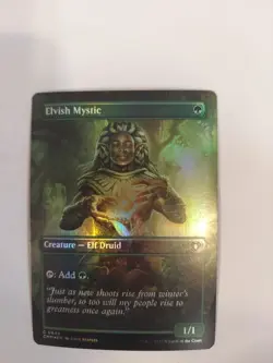 Elvish Mystic (Borderless) Commander Masters Foil - Image 1