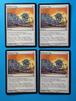 MTG 4x Chimeric Egg x4 LP Darksteel Magic Playset - Image 1