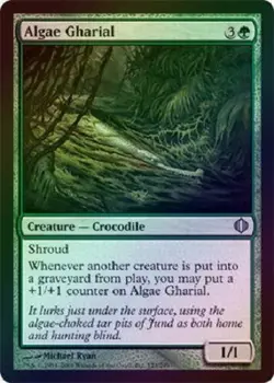 Algae Gharial - Foil uncommon Shards of Alara Magic The Gathering - Image 1