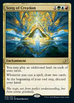 Song of Creation RARE MTG Ikoria: Lair of Behemoths - Image 1