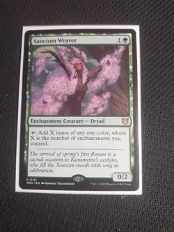 MTG - SANCTUM WEAVER - Wilds of Eldraine Com (R) - Image 1