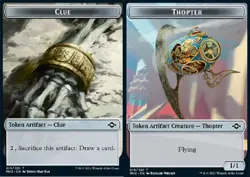 Clue (v2) // Thopher Token Foil Modern Horizon 2 MTG - Image 1
