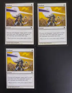 Magic the Gathering MTG Hallow Fifth Dawn Ungraded Lightly Played x3 - Image 1