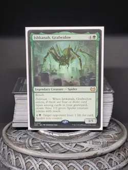 Custom Commander Deck: Ishkanah, Grafwidow MTG EDH Golgari Black/Green Spiders - Image 1