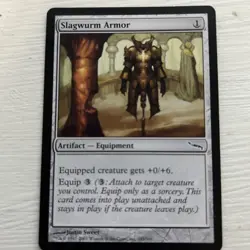 MTG Magic the Gathering Slagwurm Armor (243/306) Mirrodin MP - Image 1