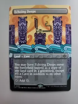 MTG Echoing Deeps Lost Caverns of Ixalan 346 Borderless Rare - Image 1