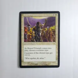 Shared Triumph - Onslaught - Magic the Gathering - MTG - Moderate Play MP - Image 1