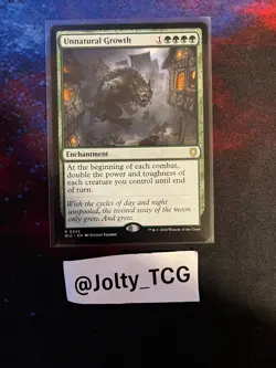 MTG - Unnatural Growth - Bloomburrow Commander - Image 1