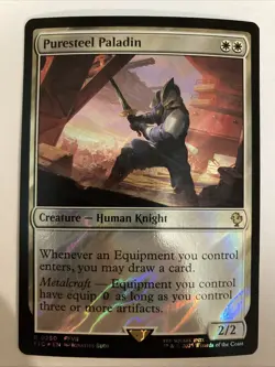 Puresteel Paladin (Surge Foil) R Commander: FINAL FANTASY 0250 NM - Image 1