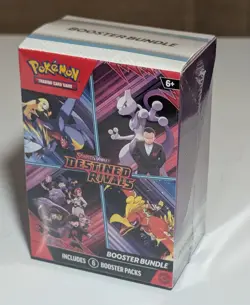 Pokemon Destined Rivals Booster Bundle 6 Packs New - Image 1