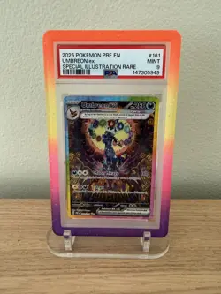 Pokemon TCG Umbreon EX 161/131 Sir Prismatic Evolutions Mint PSA9 - Image 1
