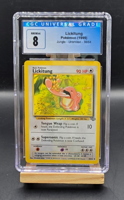 Pokemon Lickitung 1999 Jungle 38/64 CGC 8 - Image 1