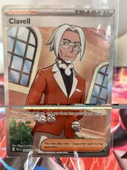 Pokemon TCG Clavell Scarlet & Violet Paldea Evolved Holo Ultra - Image 1