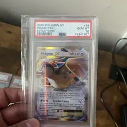 2016 Pokemon XY Evolutions M Pidgeot EX all 3 PSA 10 GEM MINT - Image 4