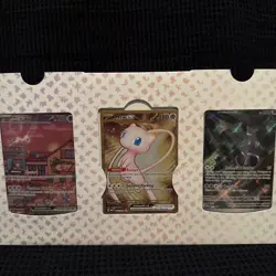 Pokemon 151 UPC Promo Set, Box Fresh: Metal Mew 205, Sealed Mew 053 & Mewtwo 052 - Image 1