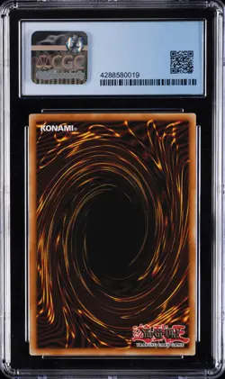 2023 YU-GI-OH! INVASION OF CHAOS REPRINT SECRET RARE INVADER OF DARKNESS CGC 8.5 - Image 2