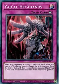 Yad'al-Hecahands PHRE-EN011 Super Rare Yugioh Phantom Revenge - Image 1