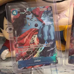 ALT ART Jinbe OP07-045 Super Rare Alt Art NM English ONE PIECE TCG - Image 5