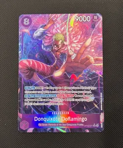 One Piece TCG English OP10-071 Donquixote Doflamingo Alt Art SR - Image 4