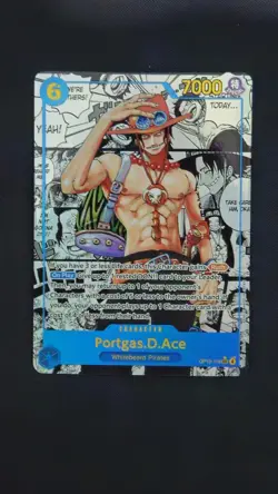Portgas.D.Ace Manga Rare OP13-119 Carrying On His Will One Piece OP13 - Image 1
