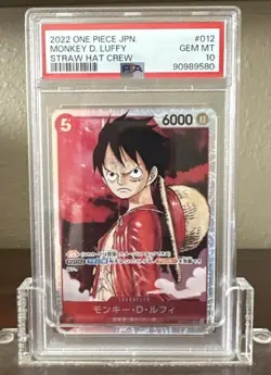 Monkey D Luffy | ST01-012 SR | 2022 One Piece Jpn. - PSA 10 GEM MINT - Image 1