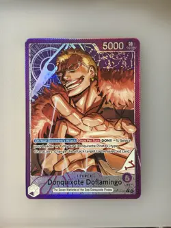 Donquixote Doflamingo Leader OP14-060 Foil Alt Art Special 5000 One Piece - Image 1