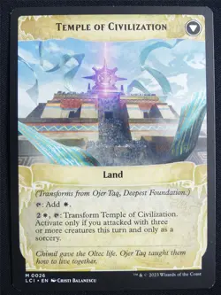 Ojer Taq Deepest Foundation - LCI - Mtg Card #1YZ - Image 2