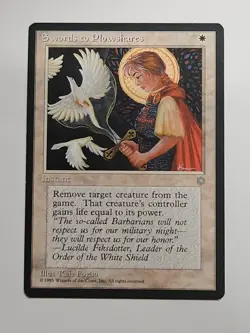 Swords to Plowshares Ice Age Vintage English MTG Magic the Gathering Card - Image 1