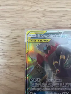 Umbreon and Darkrai GX 125/235 Holo Ultra Rare Unified Minds Pokemon Card NM - Image 2