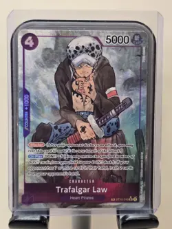Trafalgar Law ST10-010 Treasure Rare TR Alternate Art One Piece Card English - Image 1