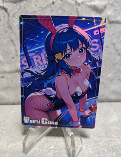 Cynthia Trading Card Waifu Goddess Story Anime Girl holo Karte Manga Full Art - Image 1