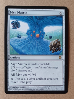 Myr Matrix - MTG Darksteel Rare Card - Lightly Played Artifact - Detailed Photos - Image 2
