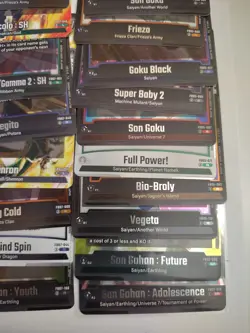 Dragon Ball Super Card Game Lot 24 Cards No Duplicates NM/M Holos W/ Bulma Bunny - Image 3