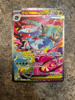 Mega Venusaur ex 177/132 Mega Evolution Special Illustration Rare +Bonus Card - Image 2