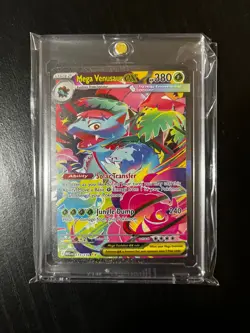 Mega Venusaur ex 177/132 Mega Evolution Special Illustration Rare +Bonus Card - Image 3