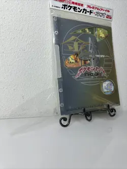 1- set of Japanese POKEMON NEO GENESIS FACTORY SEALED 9 Card Promo Binder HOLOS - Image 4