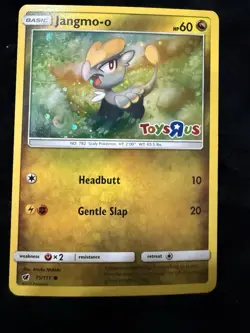 Jangmo-o Holo 2017 Pokemon Toys R Us (75/111) NM/MINT Promo Card - Image 1
