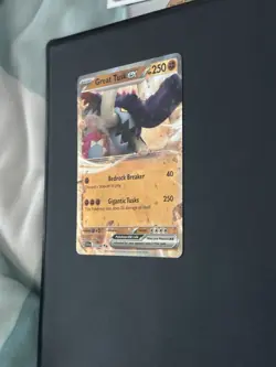 Pokemon TCG Scarlet and Violet Great Tusk ex 123/198 Holo Rare Card NM - Image 3