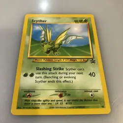 NM Pokemon SCYTHER Card BLACK STAR PROMO Set #45 Wizards of the Coast League - Image 1