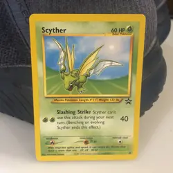 NM Pokemon SCYTHER Card BLACK STAR PROMO Set #45 Wizards of the Coast League - Image 4
