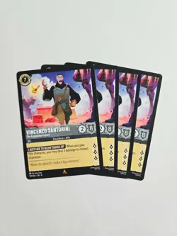 Vincenzo Santorini The Explosives Expert 197/204 Playset 4 card - Reign of Jafar - Image 1