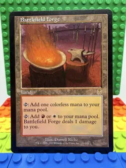 1x Battlefield Forge [Apocalypse] #139 LP/EX Condition - VINTAGE MTG RARE - Image 1
