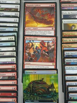 Magic 100 Commander Deck Depala Dwarf Drivers Agro Vehicles Ready To Play - Image 3