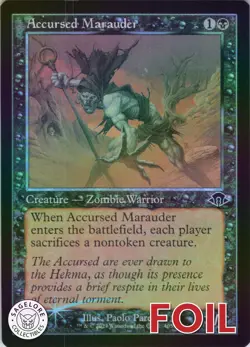 MTG Accursed Marauder (Retro Frame) (405) | NM Foil | Modern Horizons 3 {MH3} - Image 1