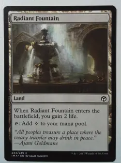 Radiant Fountain *Common* Magic MtG x1 Iconic Masters - Image 1