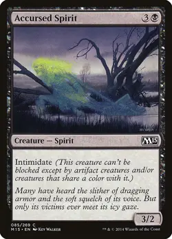 Accursed Spirit (85) – Magic 2015 M15 – MTG Magic the Gathering - Image 1