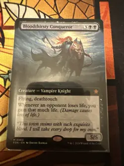 Bloodthirsty Conqueror (Extended Art) Foundations Regular - Image 1