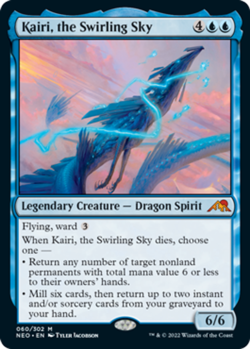 x1 Kairi, the Swirling Sky M MTG Kamigawa: Neon Dynasty M/NM, English - Image 1